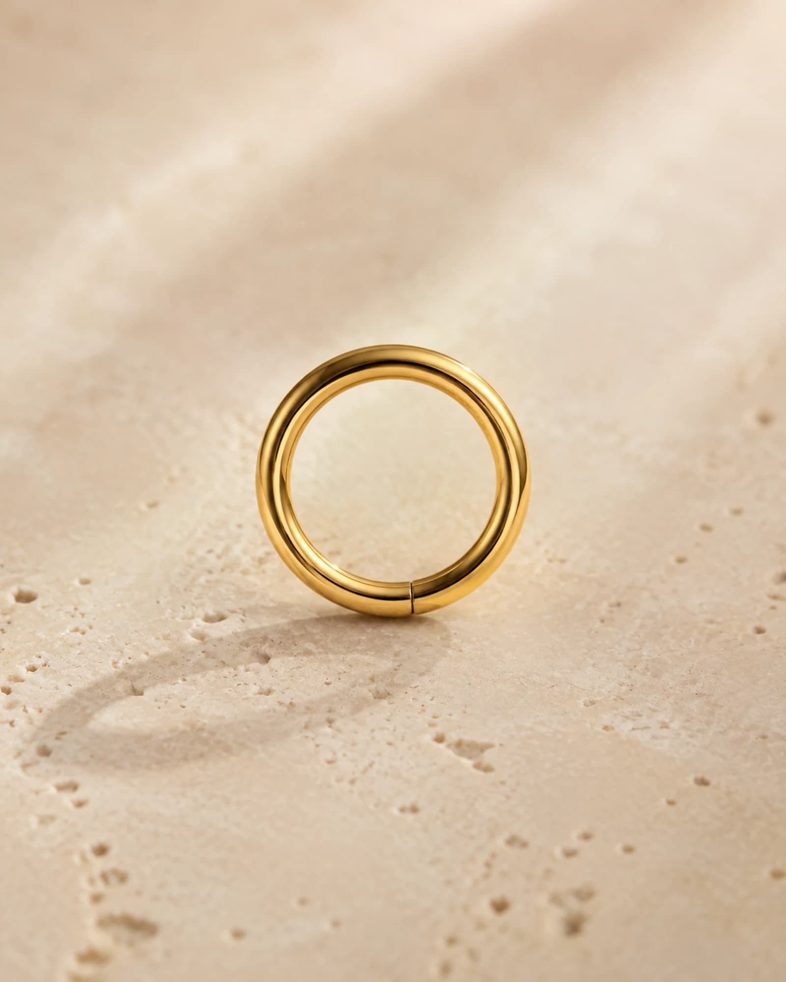 Halka Çelik Piercing — önden görünüm